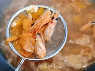 番茄虾片煲的做法步骤:9