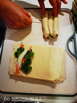 串肉店里的爆款$烤干豆腐卷的做法步骤:6