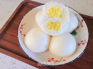 奶黄包的做法步骤:17
