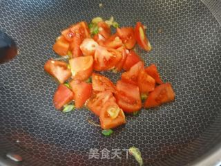 海鲜菇炒鸡蛋西红柿的做法步骤:6