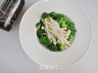 菌菇西兰花❤️低脂少油更健康的做法步骤:3