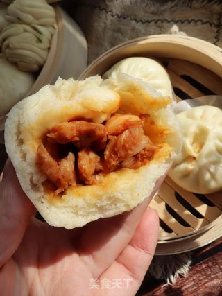 奥尔良鸡肉包子❤️小朋友的最爱的做法步骤:15