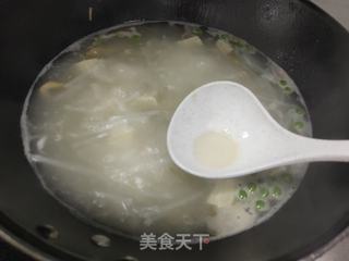 白萝卜豌豆汤的做法步骤:13