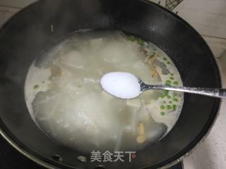 白萝卜豌豆汤的做法步骤:14