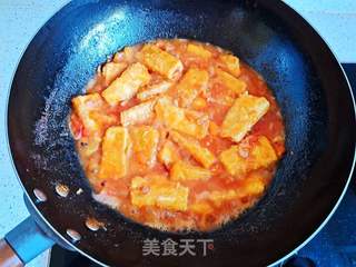 家常茄汁豆腐的做法步骤:9