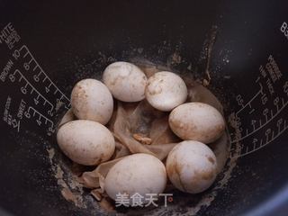 电饭锅韩式烤鸡蛋的做法步骤:7
