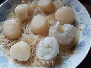 带子虾仁蒸粉丝的做法步骤:10
