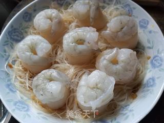 带子虾仁蒸粉丝的做法步骤:11