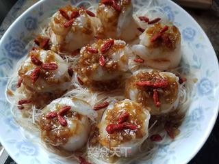 带子虾仁蒸粉丝的做法步骤:14