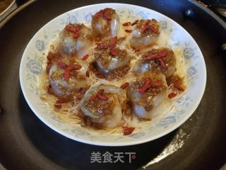 带子虾仁蒸粉丝的做法步骤：15