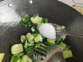 清炒小油菜的做法步骤：7