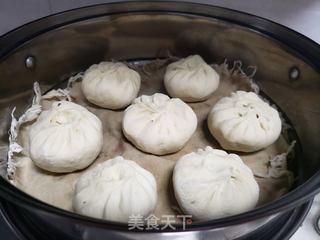 马齿菜肉包的做法步骤:16