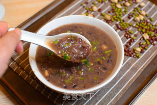 咸味牛肉腊八粥的做法步骤:7