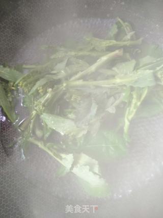 炝炒油菜头的做法步骤:2