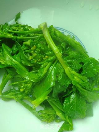 炝炒油菜头的做法步骤:4