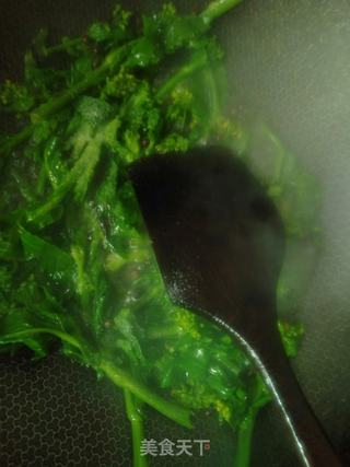 炝炒油菜头的做法步骤:8