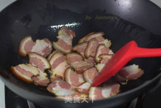 干豆角炒腊肉的做法步骤：5