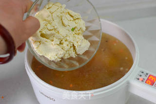 牛肉豆腐羹的做法步骤:4