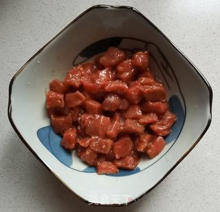 彩椒牛肉丁的做法步骤:8