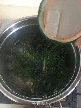 菠菜牛肉丸汤的做法步骤：8