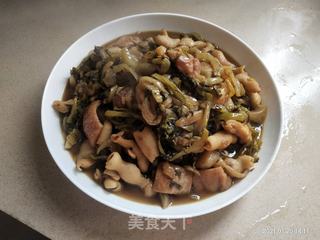 猪大肠焖酸菜的做法步骤:13