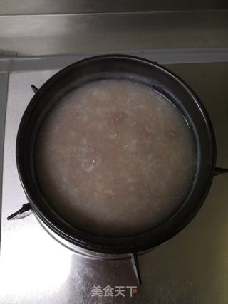 砂锅牛肉粥的做法步骤：11