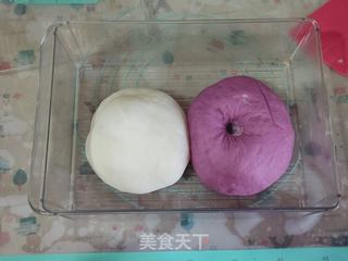双色葱香花卷,筷子一扭就成的做法步骤:5