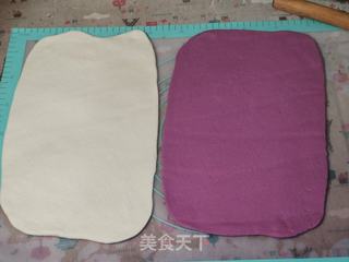 双色葱香花卷,筷子一扭就成的做法步骤:6