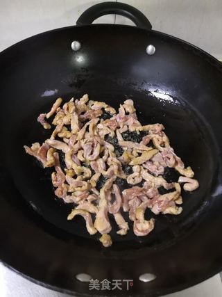 韭黄肉丝的做法步骤:5