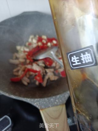 猪肉大蒜炒雪里蕻的做法步骤:8