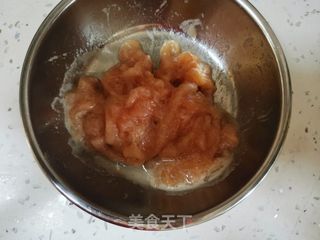京酱肉丝的做法步骤:4