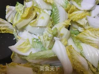 醋溜木耳白菜的做法步骤:7