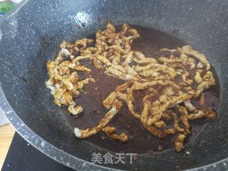 京酱肉丝的做法步骤:15