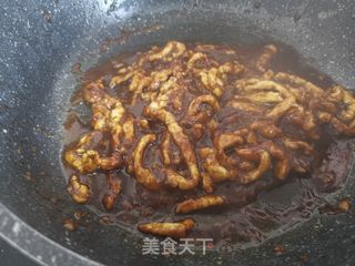 京酱肉丝的做法步骤:16