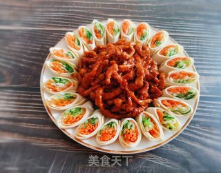 京酱肉丝的做法步骤:18