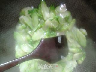 素炒羊角菜的做法步骤:6