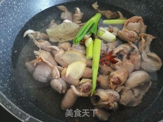 爆炒鸡胗鸡心的做法步骤:2