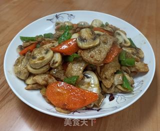 蘑菇炒肉片的做法步骤:9