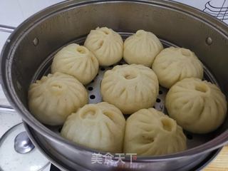 酸菜馅包子的做法步骤:13
