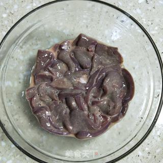 青椒炒猪肝 的做法步骤:5