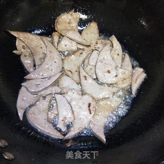 青椒炒猪肝 的做法步骤:8