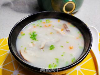 鸡蓉香菇粥的做法步骤:8