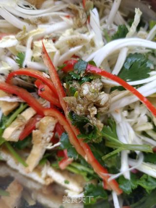 “白菜”白菜拌豆腐干的做法步骤:14