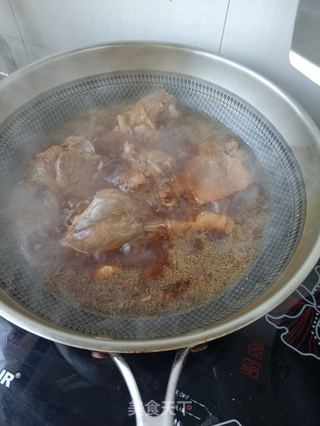 羊肚菌炖大鹅的做法步骤:18