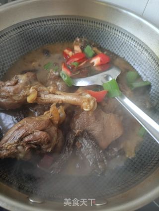 羊肚菌炖大鹅的做法步骤:22