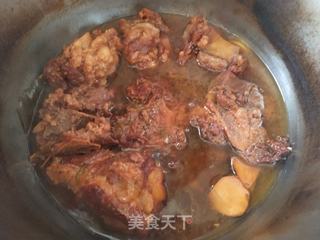 脊骨炖速冻豆角的做法步骤:10