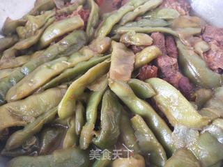 脊骨炖速冻豆角的做法步骤:12