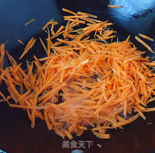 鸡胸炒合菜的做法步骤:7