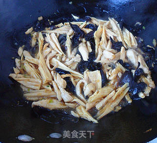 鸡胸炒合菜的做法步骤:11