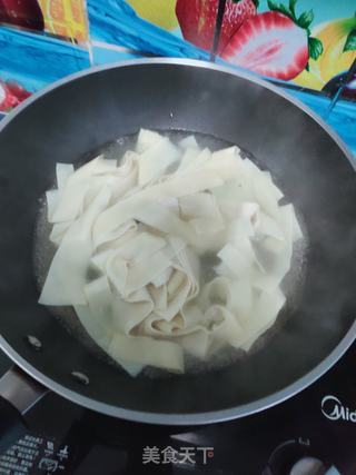 孜然香辣豆皮的做法步骤:7
